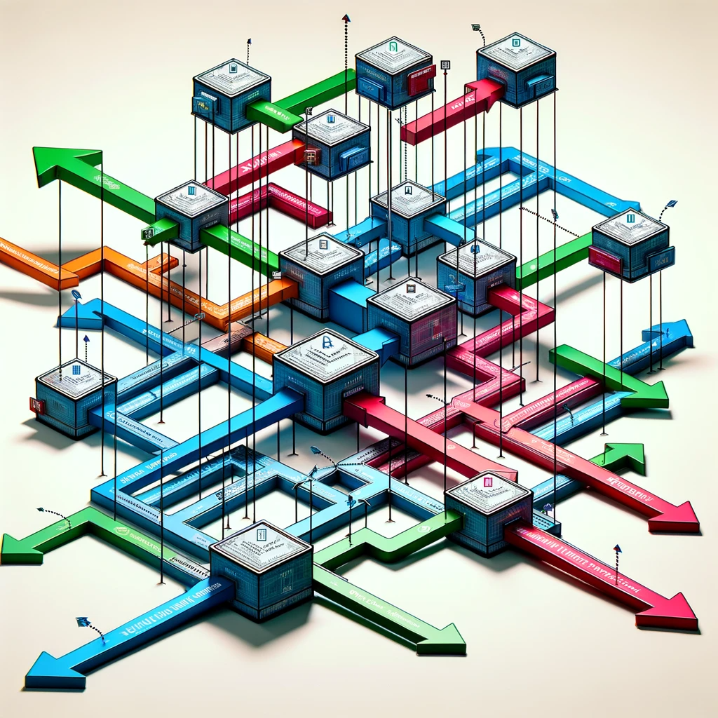 Ilustracja jak działa link juice
